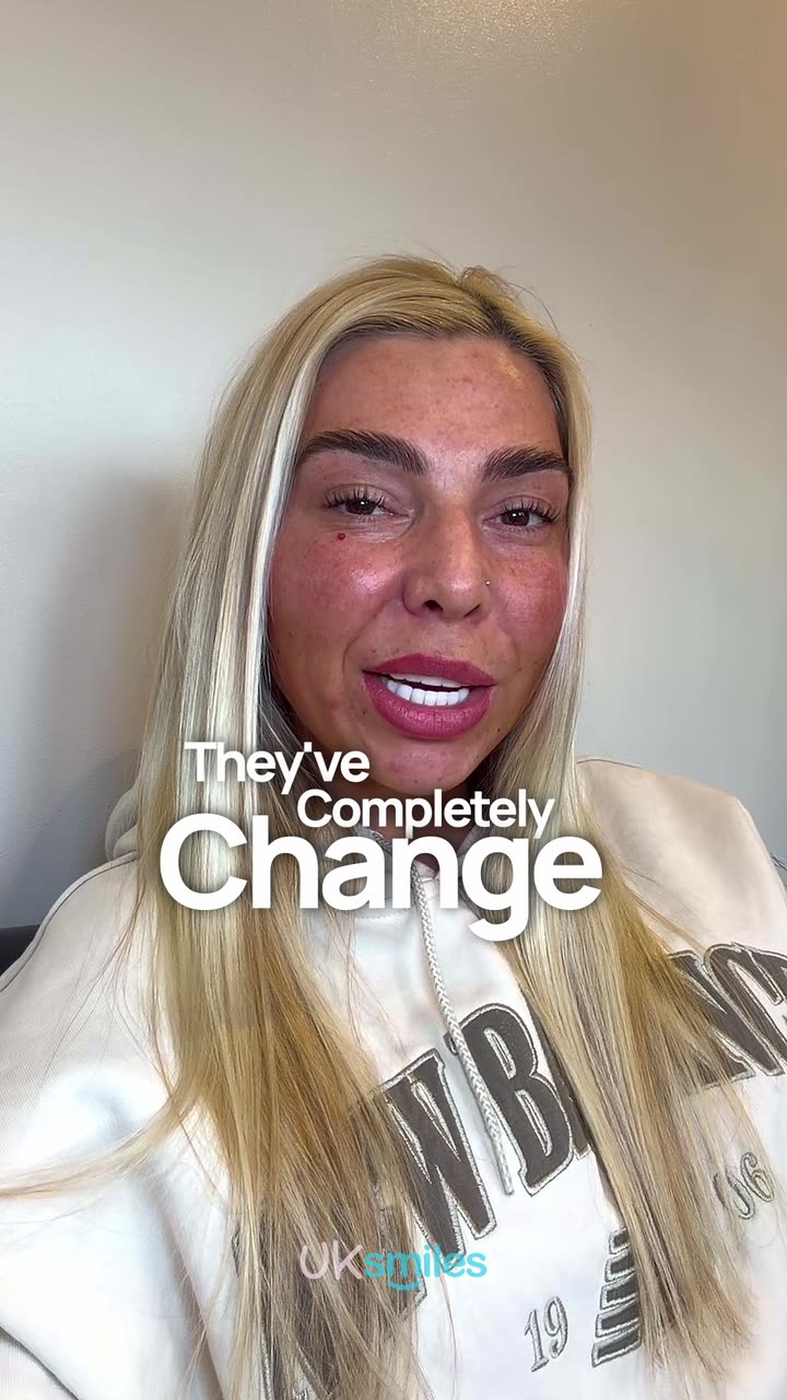 Kelsey, a UK Smiles patient, talking about their treatment