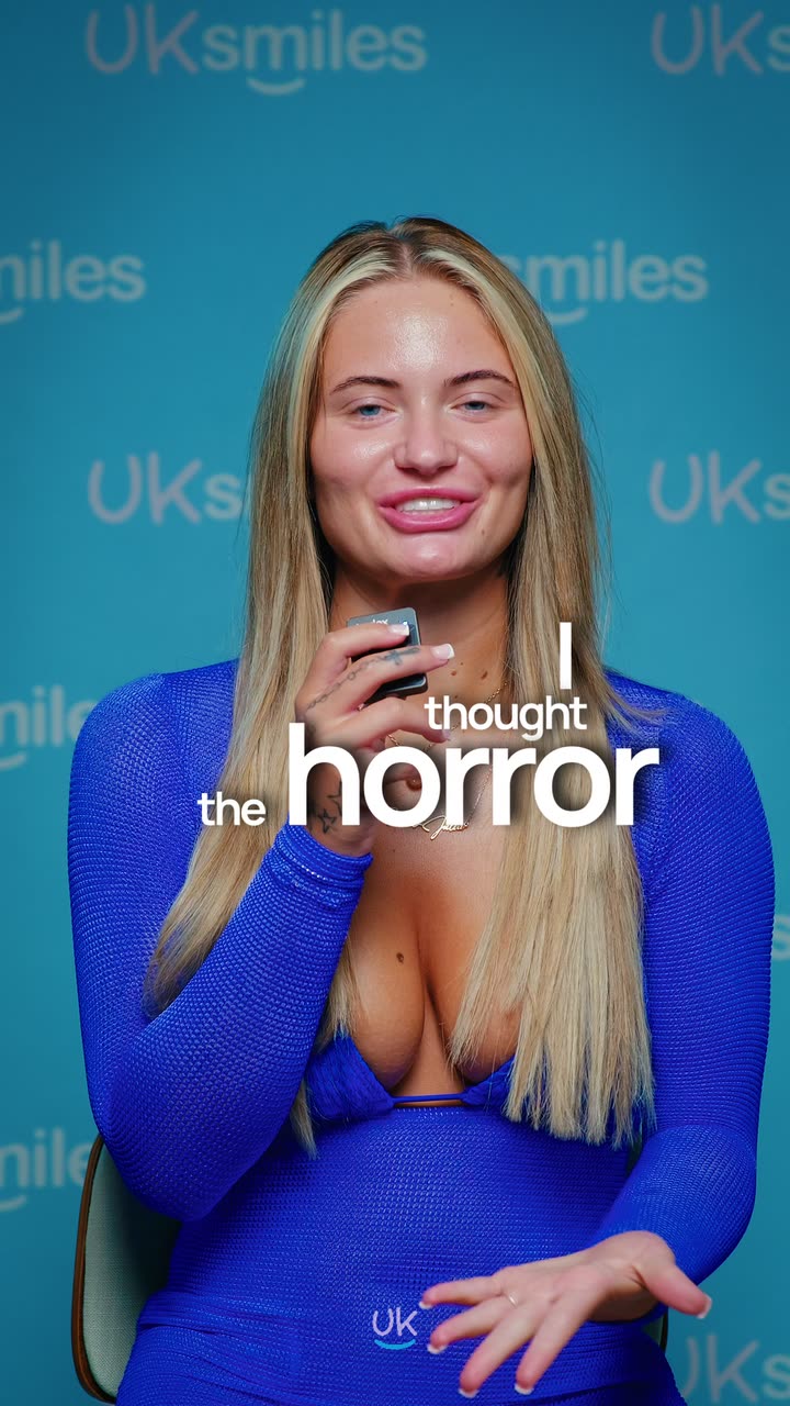 Olivia, a UK Smiles patient, talking about their treatment