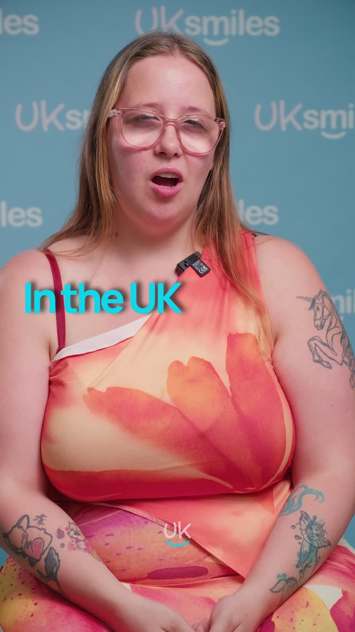 Penny, a UK Smiles patient, talking about their treatment