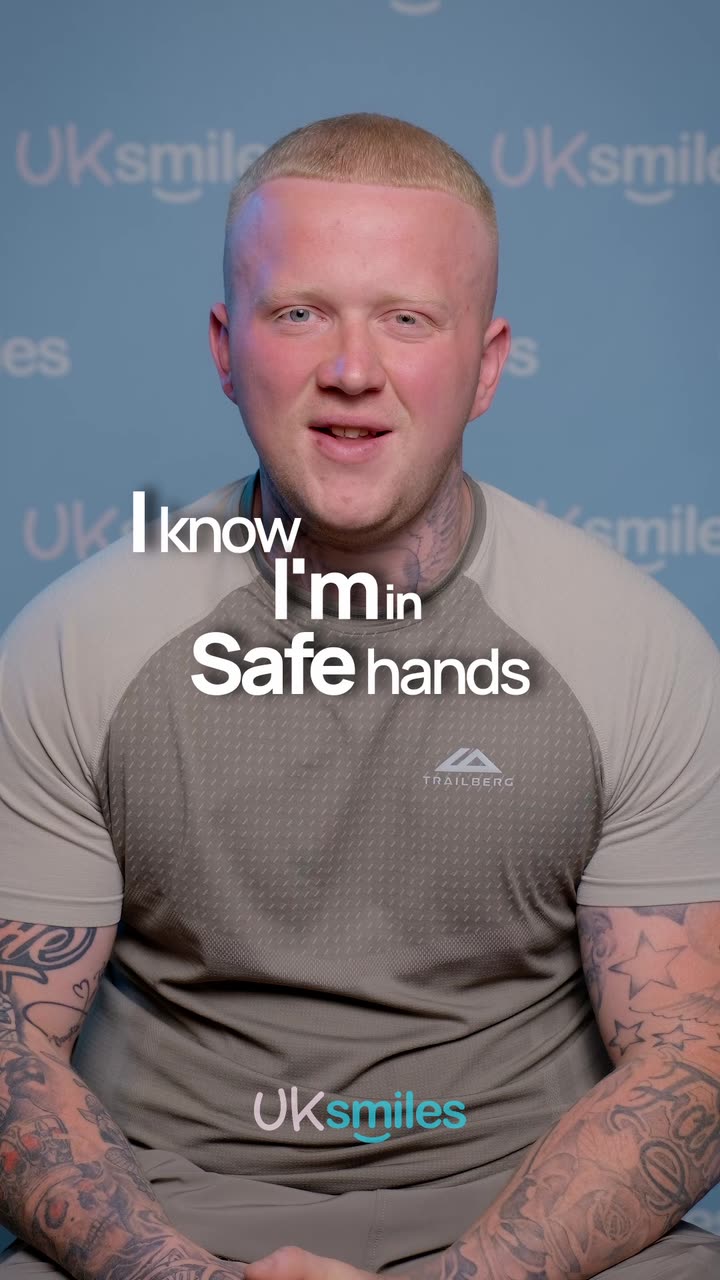 TeeJay, a UK Smiles patient, talking about their treatment